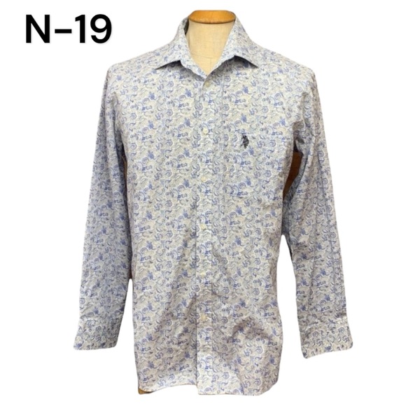 SzL US Polo Assn Slim Fit Button Down Shirt - Picture 1 of 7
